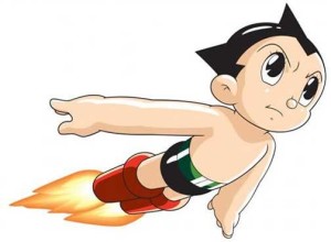 Digital Drawing - Astro Boy Reference Image