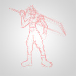 How To Draw Cloud Strife