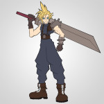 How To Draw Cloud Strife