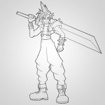 ow To Draw Cloud Strife