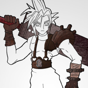 How To Draw Cloud Strife