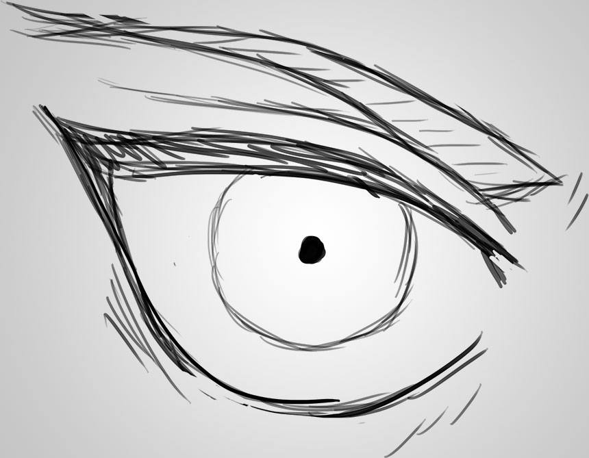 Drawing Anime Eyes - Part 1: The Eren Yeager Eye