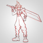 ow To Draw Cloud Strife